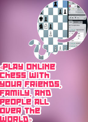 Online chess game with chat